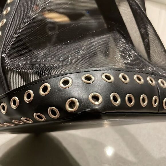 Lane Crawford Mesh Tote Bag - Picture 7 of 10